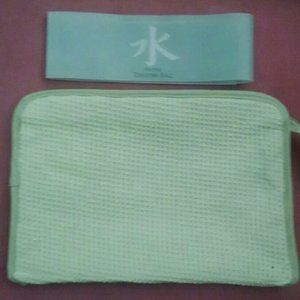 Vintage Waffel Makeup Toiletry Travel Bag